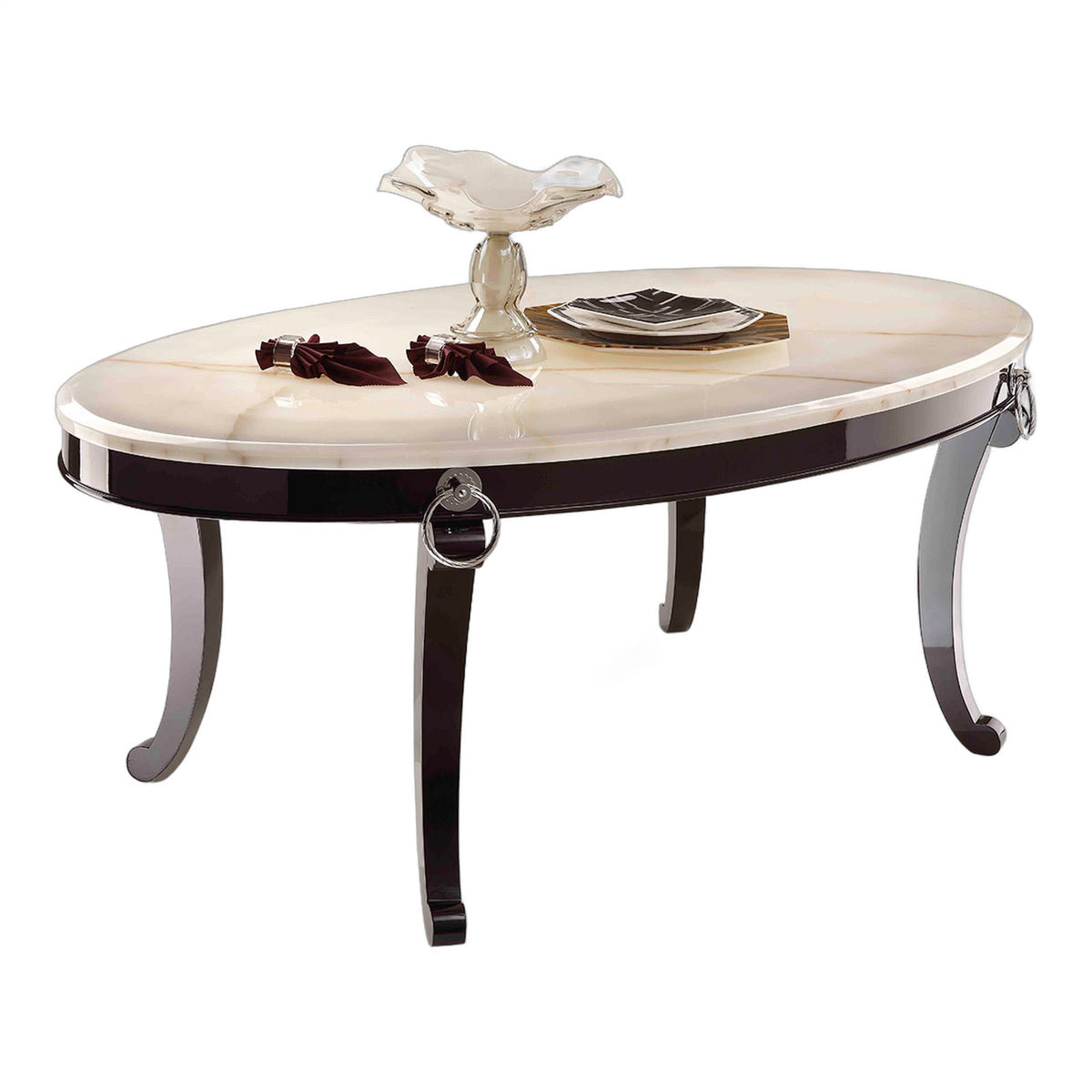 Bellagio Luxurious Transitional Marble Dining Table