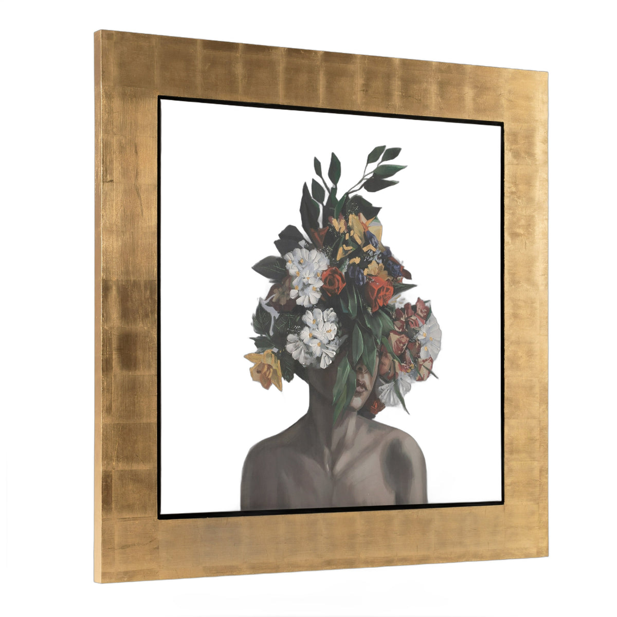 Victoria - Modern Gold 71" x 71" Painting