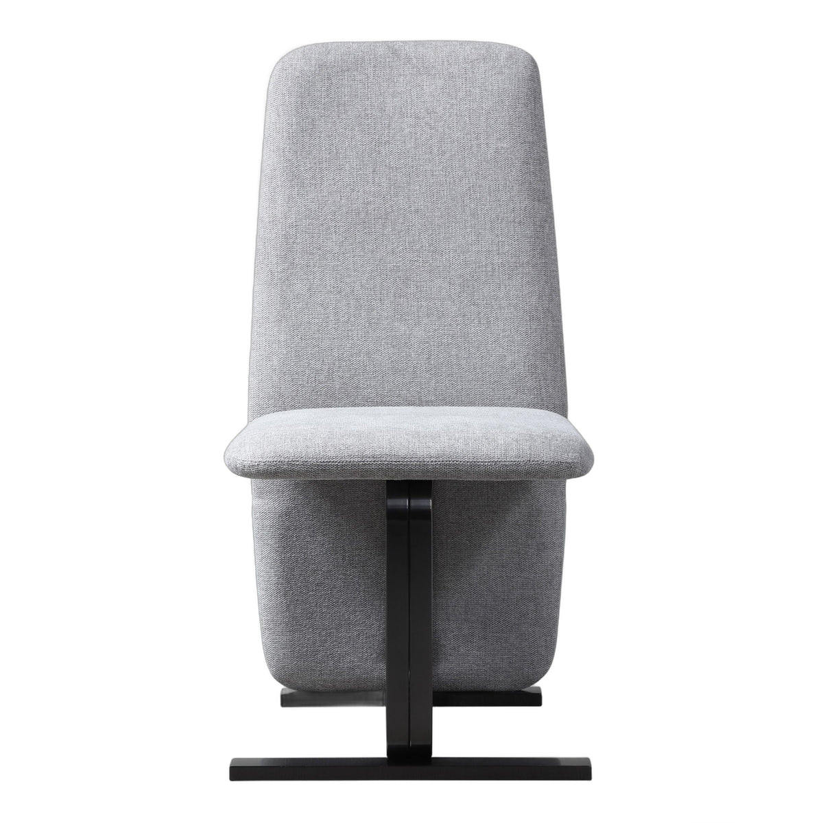 Tasha - Modern Grey Linen + Brushed Gunmetal Dining Chair (Set of 2)