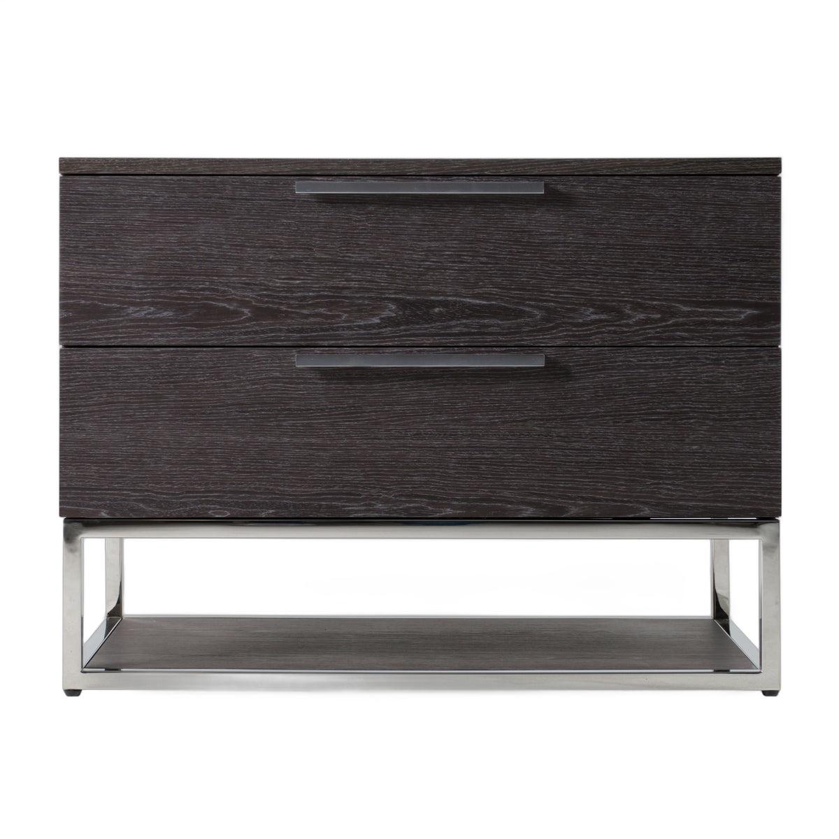 Helenora - Modern Grey Elm Nightstand