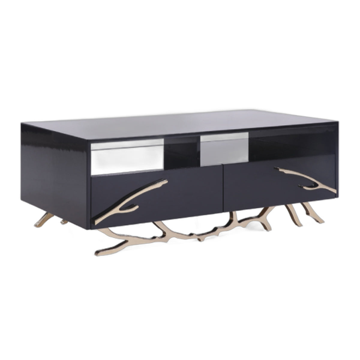Legend Modern Black & Gold Coffee Table