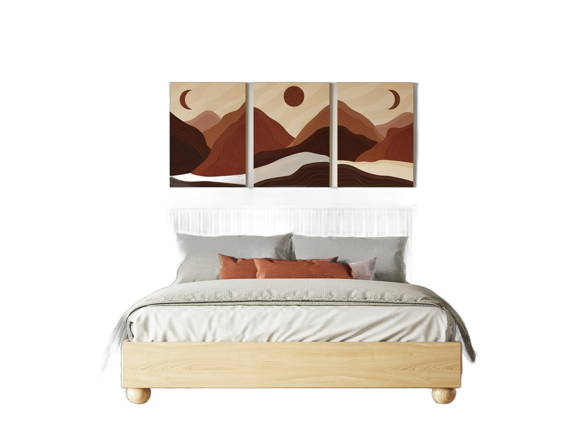 Winters - Modern Natural Oak Bed