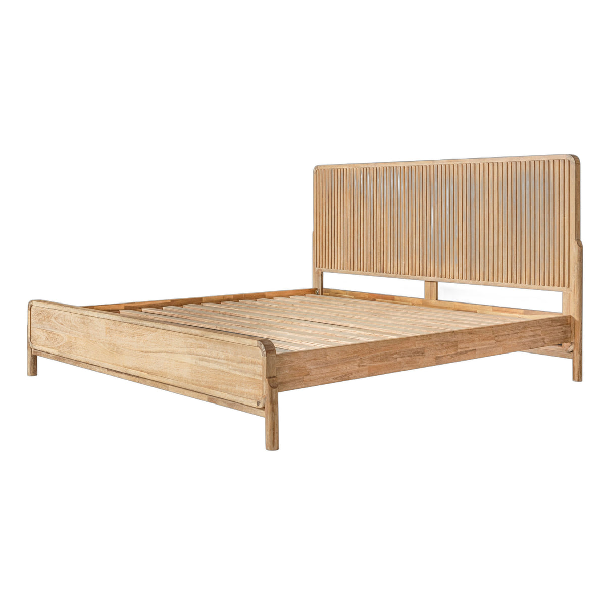 Mikala - Modern Natural Oak Bed