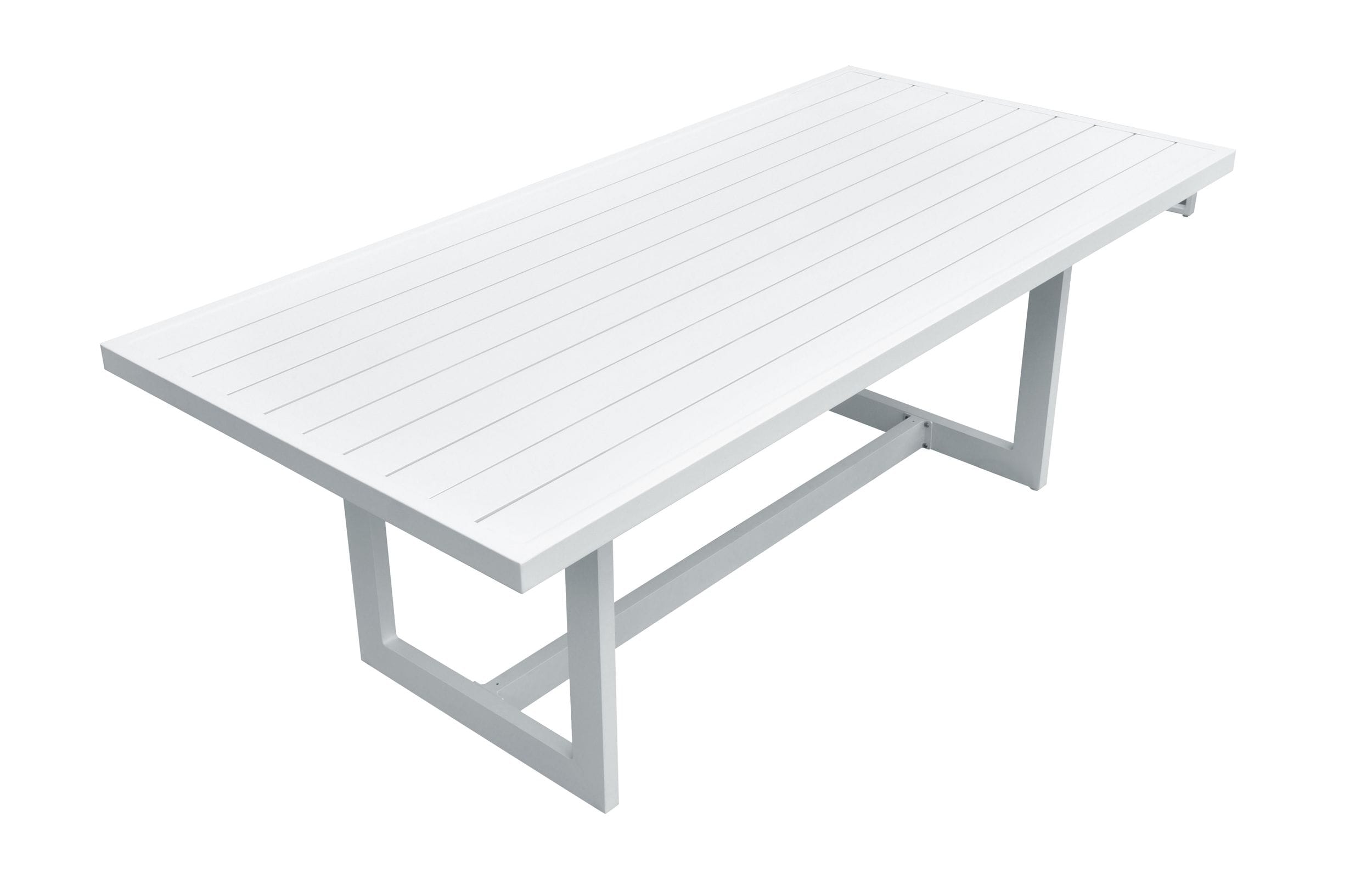 Renava Wake + Kayak - Modern Outdoor Off-White Dining Table Set