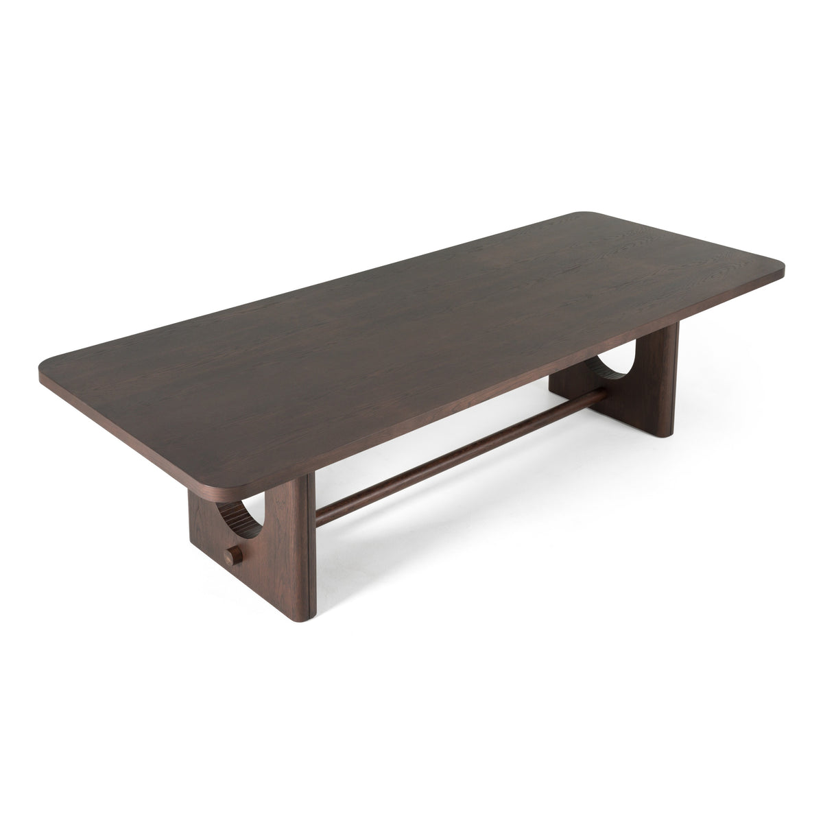 Walz - Modern Brown Oak Rectangular Dining Table