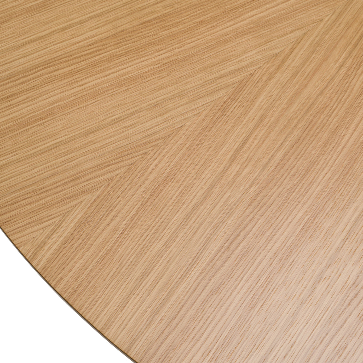 Weiss - Mid-Century Modern Natural Oak Round Dining Table - original 4