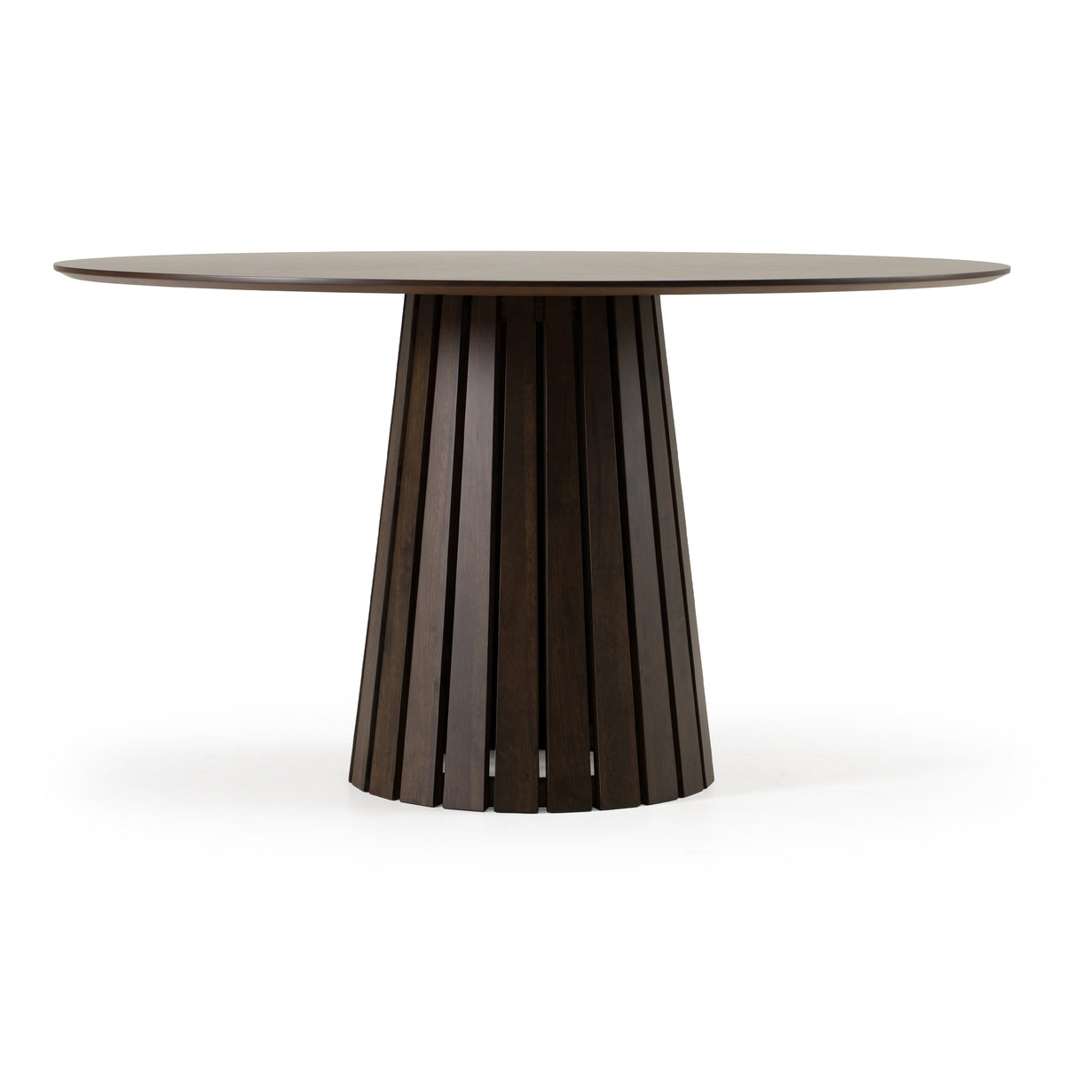 Weiss - Mid-Century Modern Wenge Round Dining Table - original 3