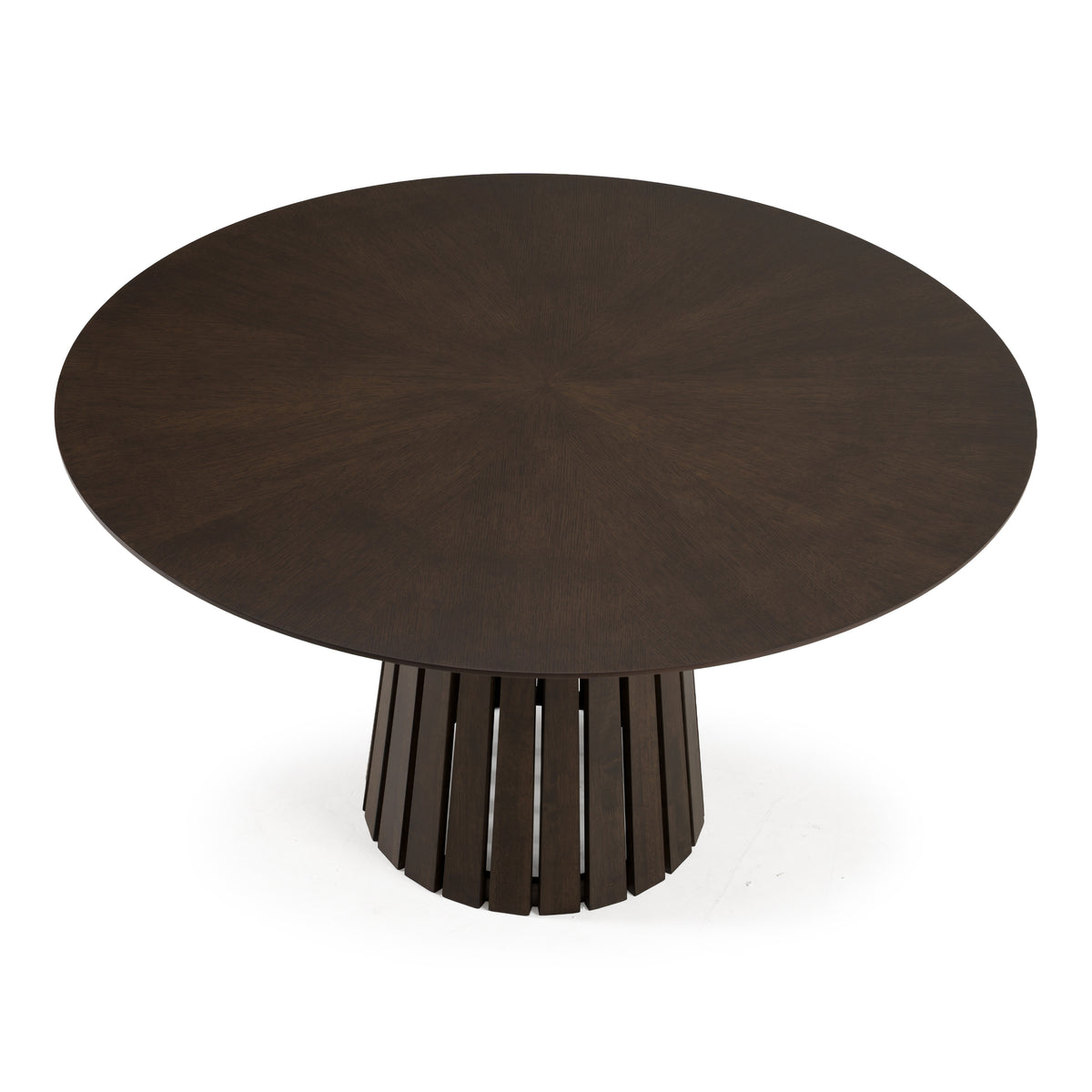 Weiss - Mid-Century Modern Wenge Round Dining Table - original 5
