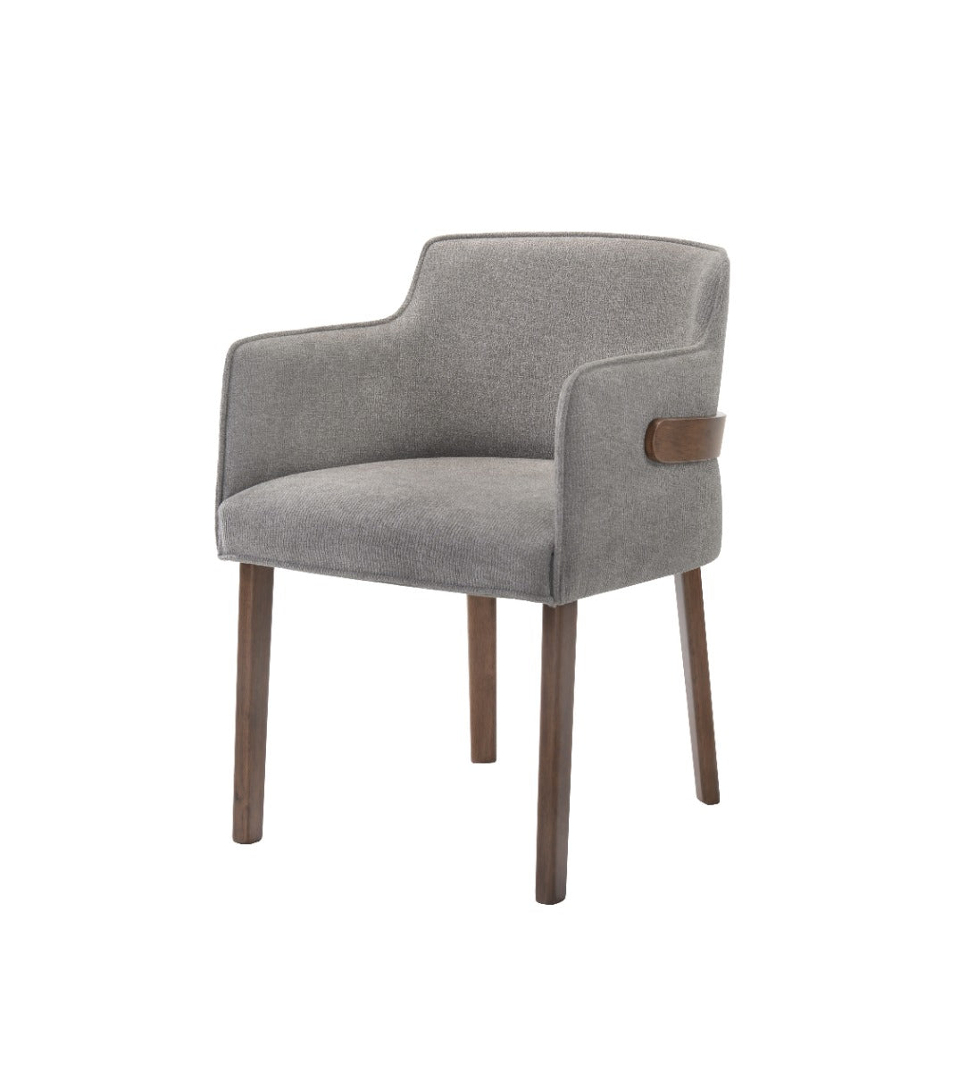 Jordan Modern Walnut & Grey Dining Set