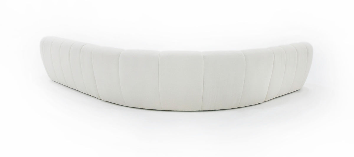 Yolonda - Off-White Fabric Sectional Sofa
