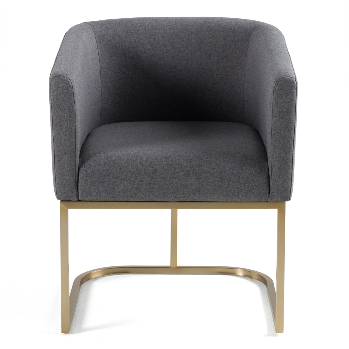 Yukon - Modern Dark Grey Fabric Dining Chair